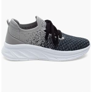 J Slides Holly Gray Knit Sneakers New in Box Size 7